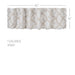 Frayed Lattice Oatmeal Valance 16x60