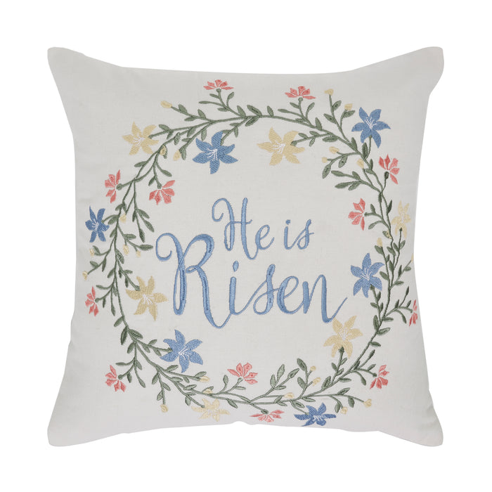 He is Risen Pillow 18x18