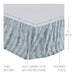 Jolie Twin Bed Skirt 39x76x16