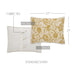 Dorset Gold Floral Standard Sham 21x27