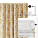 Dorset Gold Floral Valance 16x72