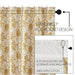 Dorset Gold Floral Shower Curtain 72x72