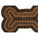 Black & Tan Indoor/Outdoor Small Bone Rug 11.5x17.5