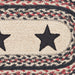 Colonial Star Jute Oval Runner 13x72