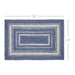 Great Falls Blue Jute Rug Rect w/ Pad 24x36