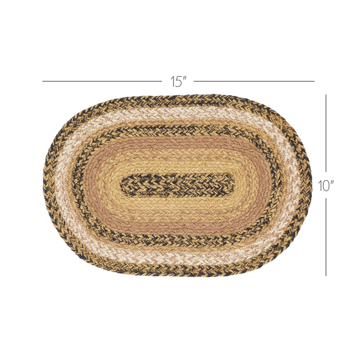 Kettle Grove Jute Oval Placemat 10x15