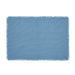 Burlap Blue Placemat Set of 6 Fringed 13x19