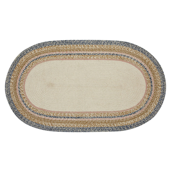 Kaila Happy Spring Jute Rug Oval w/ Pad 27x48