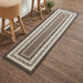 Floral Vine Jute Rug/Runner Rect w/ Pad 24x78