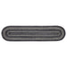 Sawyer Mill Black White Jute Oval Runner 12x48