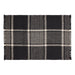 Eston Black Tan Plaid Placemat Set of 2 13x19