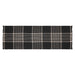 Eston Black Tan Plaid Runner 12x36