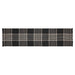 Eston Black Tan Plaid Runner 12x48