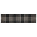 Eston Black Tan Plaid Runner 12x48