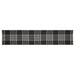 Eston Black Tan Plaid Runner 12x60