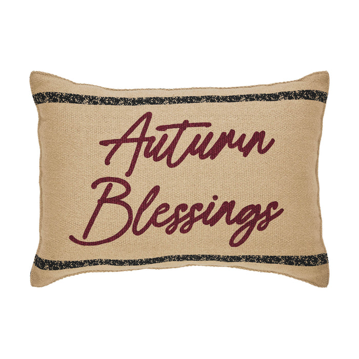 Connell Autumn Blessings Pillow 9.5x14