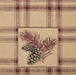 Connell Pinecone Plaid Tea Towel Set of 3 19x28