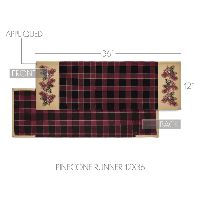 Connell Pinecone Runner 12x36