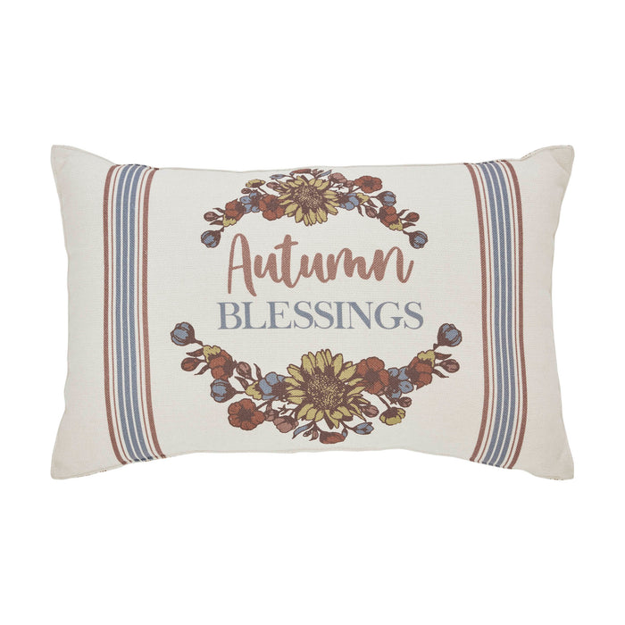 Bountifall Autumn Blessings Pillow 14x22