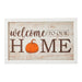 Welcome To Our Home Pumpkin Wall Sign 10x16