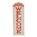 Welcome MDF Wall Sign Harvest Color 18x6