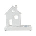 Tealight Holder Village House White 9x8.25x2.5