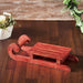 Red Sled Wooden Figurine 16x6x2.75