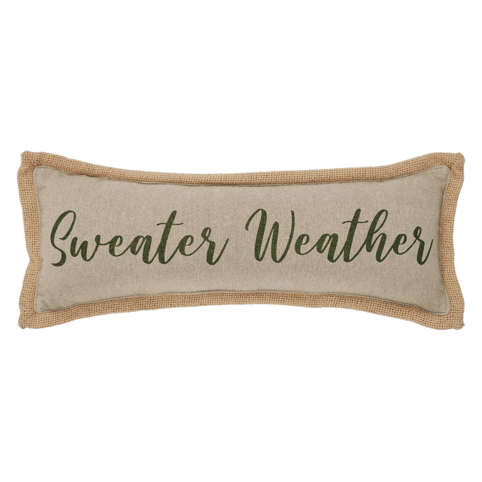 Pumpkin Bounty Sweater Weather Pillow 5x15