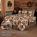 Bingham Star King Quilt 110Wx97L