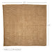 Burlap Natural Table Cloth 60x60