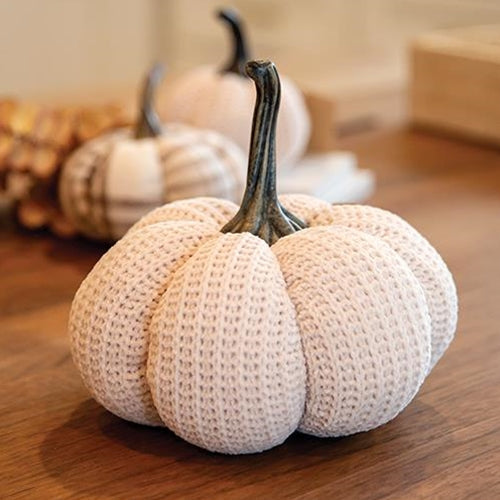 Cream Knit Pumpkin Medium