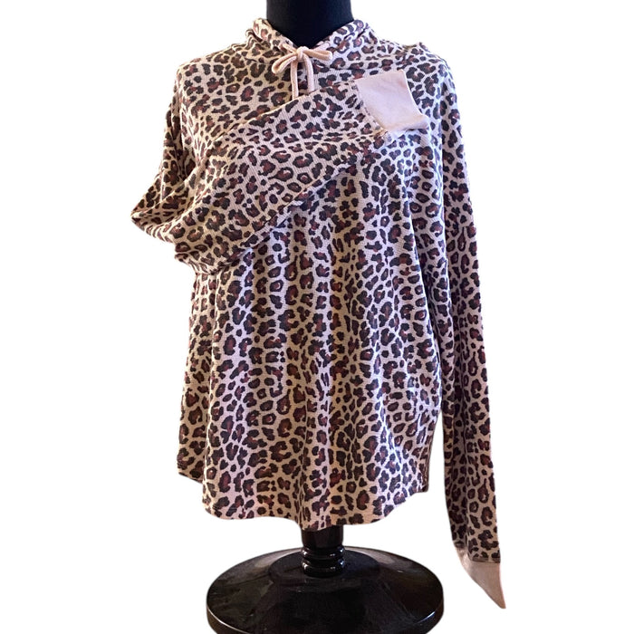 Victoria Secret Leopard Print Hoodie Soft M