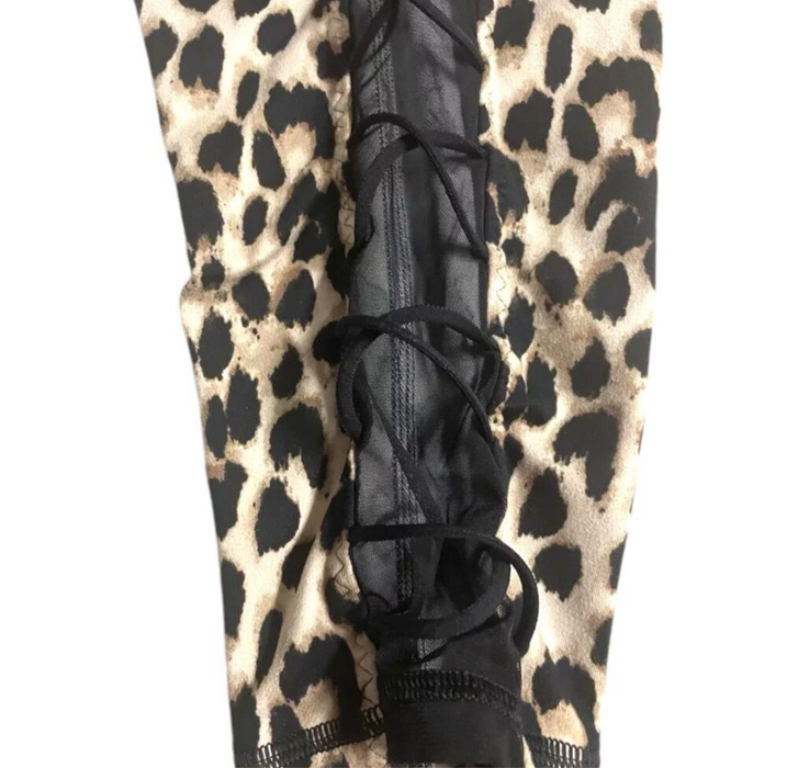 Victoria’s Secret Softest Incredible Essentials leggings Leopard sz 2