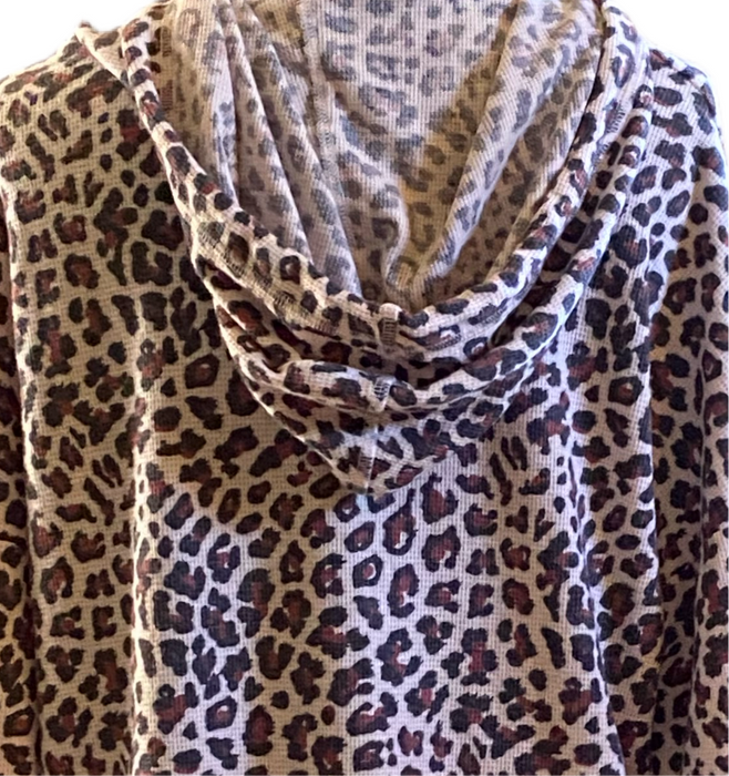 Victoria Secret Leopard Print Hoodie Soft M