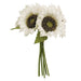 White Sunflowers Bouquet