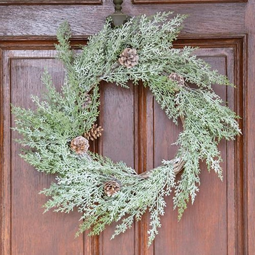 Woodland Cedar Wreath 20"