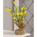 Yellow Tabletop Wildflowers w/Burlap Base