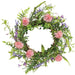 Pink Chrysanthemum & Iris Twig Wreath