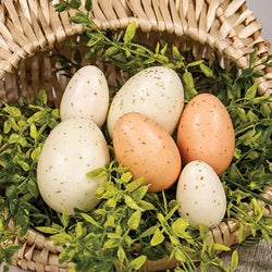 6/Set Natural Speckled Eggs in Bag