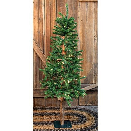 Pre-Lit Alpine Tree 6ft