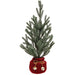 *Christmas Tree w/Cloth Pot and Gold Bells