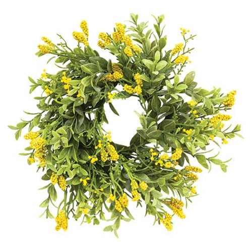 Nottingham Berry Candle Ring Yellow