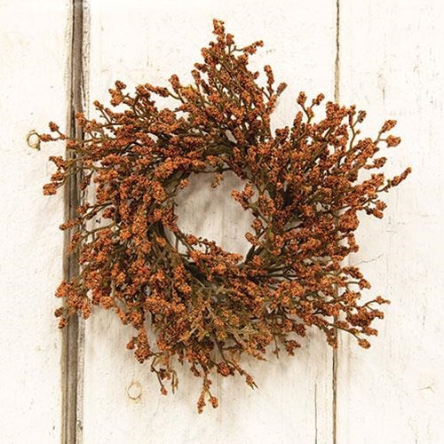 Fall Array Astilbe Candle Ring Pumpkin