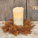 Bursting Astilbe Candle Ring 3.5" Pumpkin