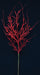 Glitter Twig Spray Red