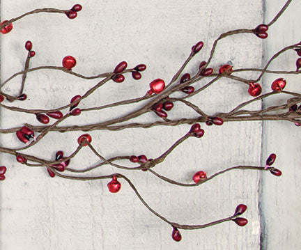 Bell & Burgundy Pip Garland