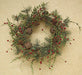 Red Berry Pine Wreath 22"