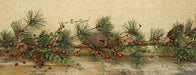 Red Berry Pine Garland - 4ft