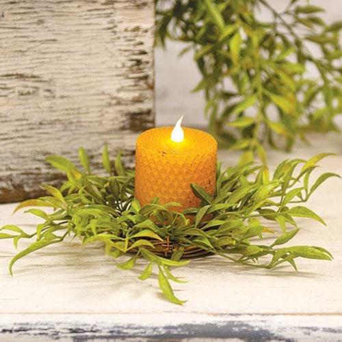 Green Smilax Candle Ring