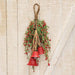 Crimson Tidings Cedar Hanging Teardrop